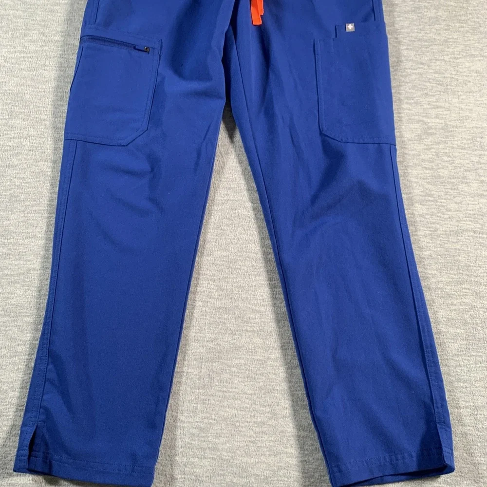 Figs Technical Collection Pants Mens Small Jogger Scrub Cargo Pockets Drawstring